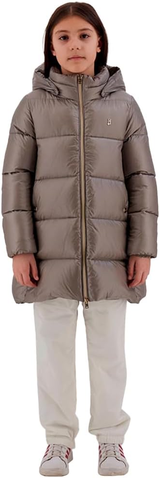 HERNO KIDS A-Shape Nylon Ultralight Jacket 8 Years Beige
