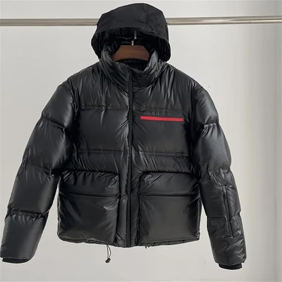 Mkjuuior Autumn and Winter Men's and Women's Stand Collar Down Jacket
